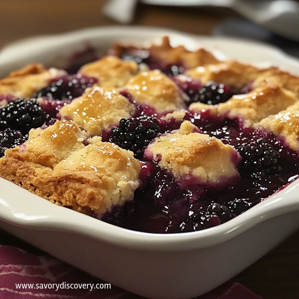Saftiger Brombeer-Cobbler für Genussmomenten – Savory Discovery ...